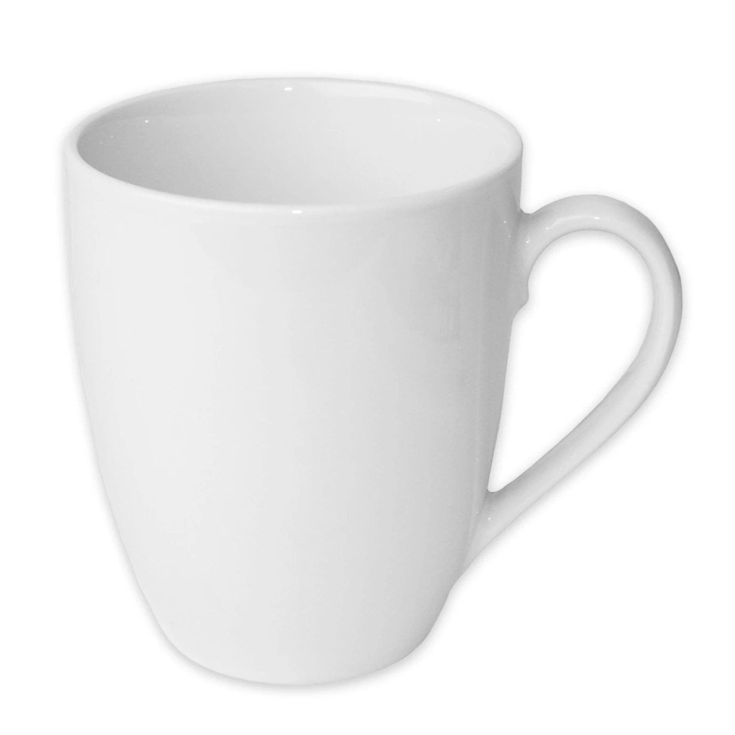 Kaffeebecher - weiß - Porzellan - 300 ml 3 Kaffeebecher - weiß - Porzellan - 300 ml