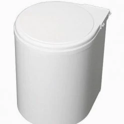 Einbau-Mülleimer - weiß - Kunststoff - 13 Liter