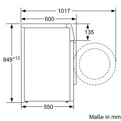SIEMENS Waschmaschine WM14N122 - 7 kg - 1400 U/min - D -Deutschland Haushalt Verkaufs-Shop 1107008100 08 1600Wx1600H