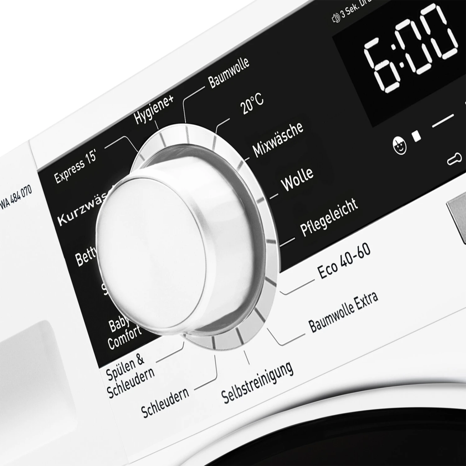 AMICA Waschmaschine WA 484 070 - weiß - 8 kg - 1400 U/min - B 6 AMICA Waschmaschine WA 484 070 - weiß - 8 kg - 1400 U/min - B – Bild 4