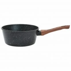 Stieltopf - schwarz - Aluminium - Ø 16 cm