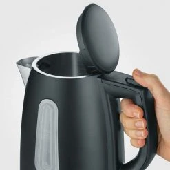 SEVERIN Wasserkocher KA 9553 - schwarz - Edelstahl - 2200 W - 1 Liter -Deutschland Haushalt Verkaufs-Shop 2363000300 03 1600Wx1600H