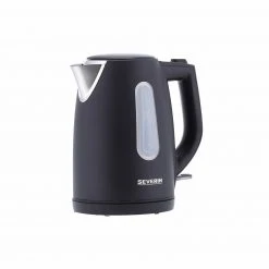 SEVERIN Wasserkocher KA 9553 - schwarz - Edelstahl - 2200 W - 1 Liter
