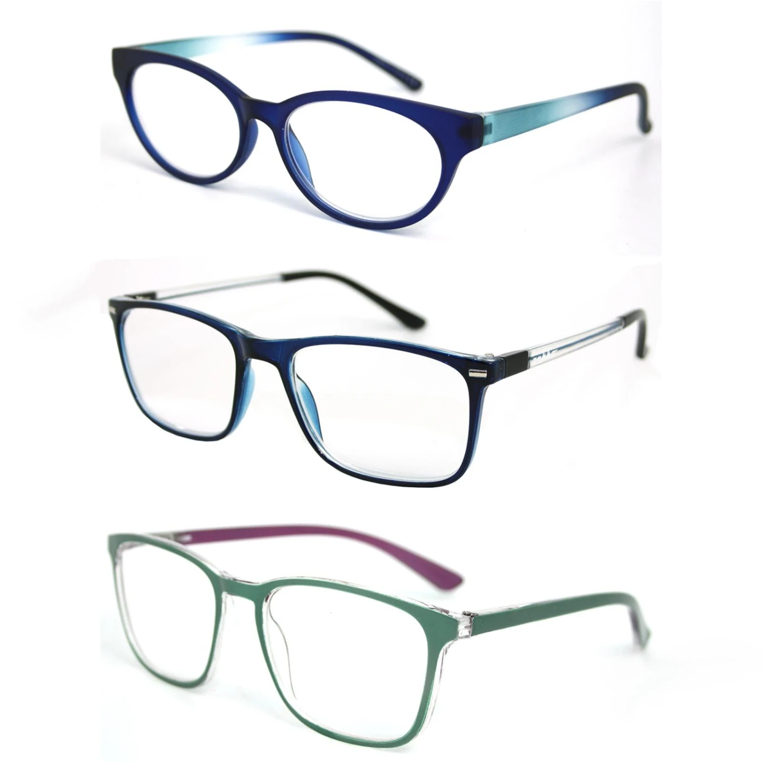 Lesehilfe - farbig sortiert - Dioptrie +1,0 3 Lesehilfe - farbig sortiert - Dioptrie +1,0