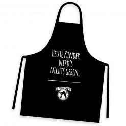 Küchenschürze PECHKEKS - schwarz - Baumwolle
