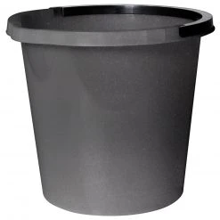 Eimer mit Ausgusslippe - silber - 10 Liter