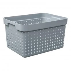 Aufbewahrungskorb - grau - 16 Liter