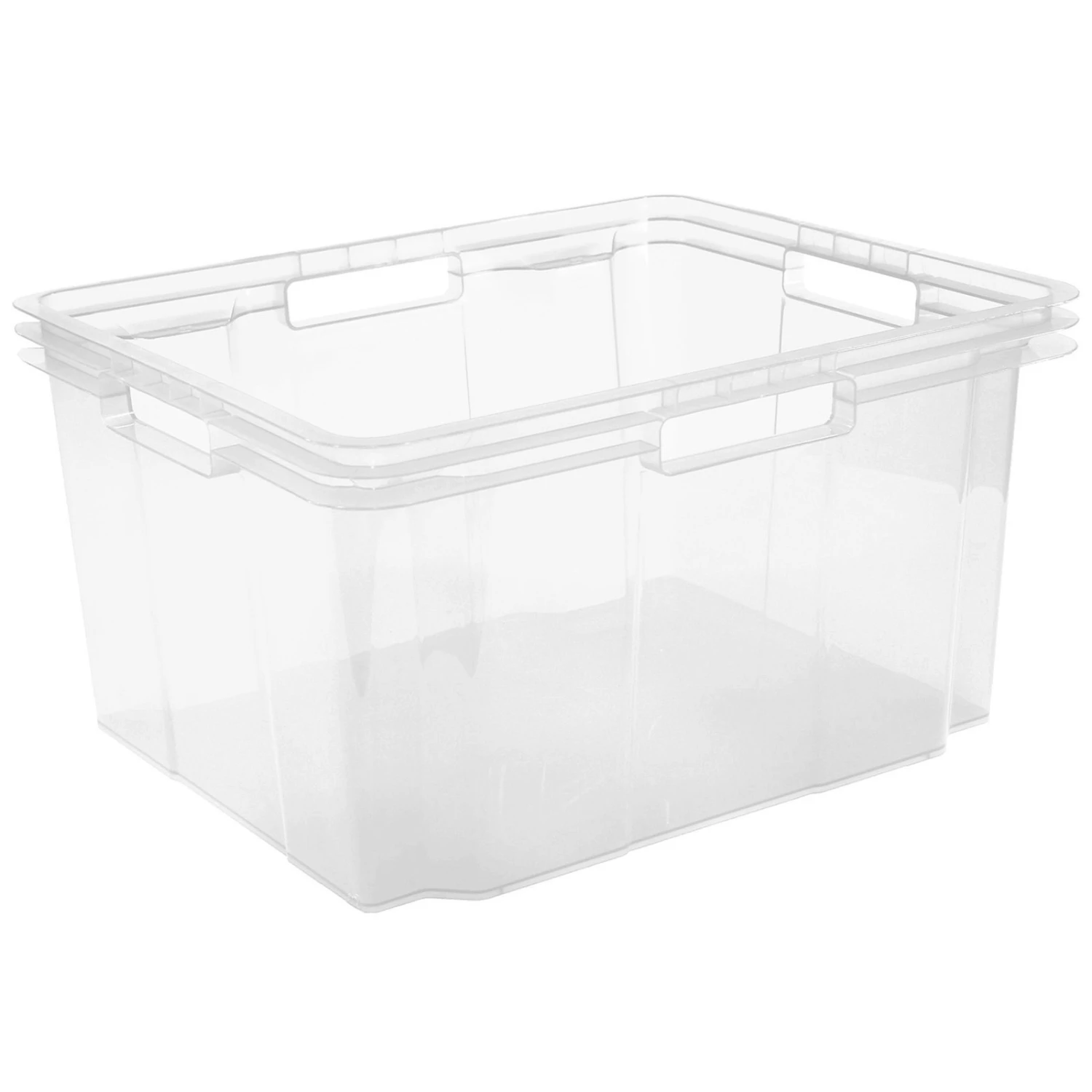 Stapelbox - transparent - 26 Liter 3 Stapelbox - transparent - 26 Liter