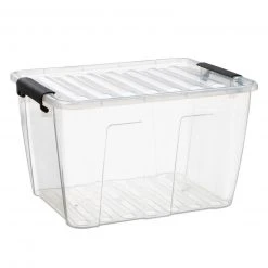 Click-Box - klar-schwarz - Kunststoff - 15 Liter