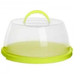 Tortencontainer - lime - mit Tragegriff - 30 cm