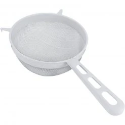 Sieb - Kunststoff - weiß - Ø 18 cm