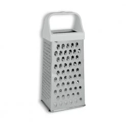 Küchenreibe - Vierkantreibe - Edelstahl - 19 cm