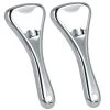 2er-Set Flaschenöffner - silber - Stahl