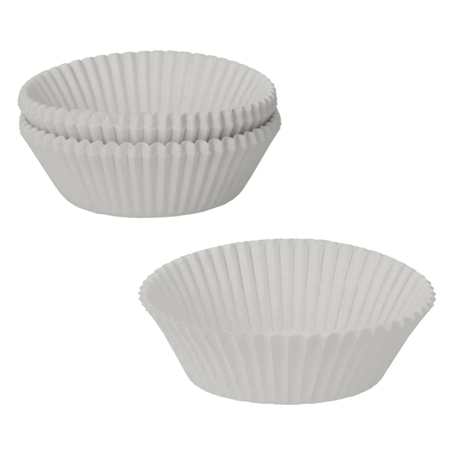 Muffin-Backförmchen - weiß - 75 Stück 3 Muffin-Backförmchen - weiß - 75 Stück