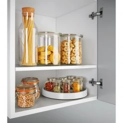 Drehregal/Küchenrondell - grau - Ø 28 cm -Deutschland Haushalt Verkaufs-Shop 2668010500 04 1600Wx1600H