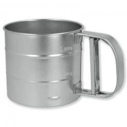 Mehlschüttelsieb - Weißblech - 9 cm