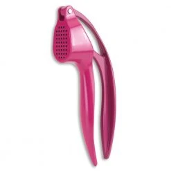 Knoblauchpresse - rot - Kunststoff