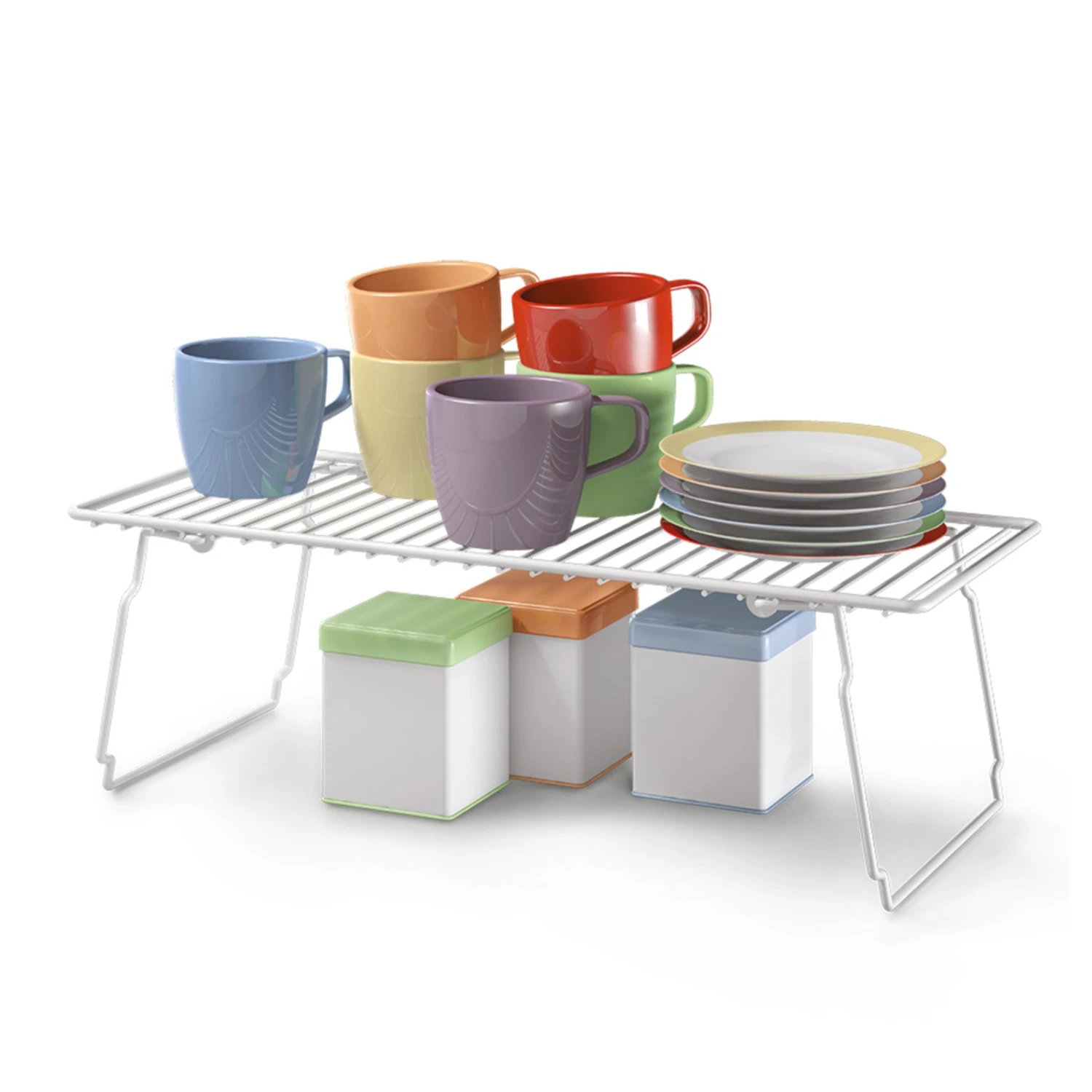 Küchenregal - weiß - 47 cm 4 Küchenregal - weiß - 47 cm – Bild 2