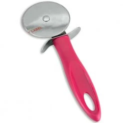 Pizzaschneider - rot - Edelstahl