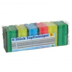 6er Pack Topfreiniger - 4 Farben
