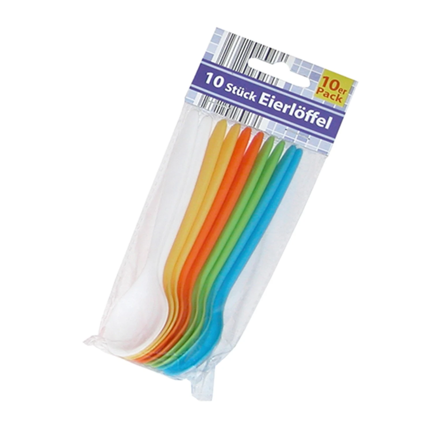 10er Pack Eierlöffel - verschiedene Farben 4 10er Pack Eierlöffel - verschiedene Farben – Bild 2