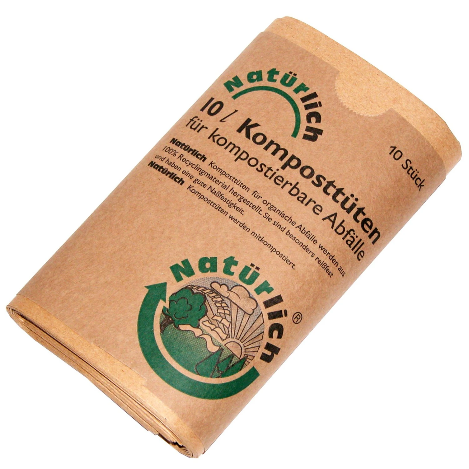 10er Pack Bio-Komposttüten - 10 Liter 3 10er Pack Bio-Komposttüten - 10 Liter