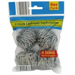 4er Pack Topfreiniger - Edelstahl