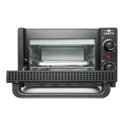 LENTZ Mini-Backofen - schwarz-silber - 1050 Watt - 12 Liter -Deutschland Haushalt Verkaufs-Shop 2693023800 03 1600Wx1600H