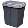 Mülleimer - anthrazit-metallic - 2x25 Liter -Deutschland Haushalt Verkaufs-Shop 2717001901 1600Wx1600H