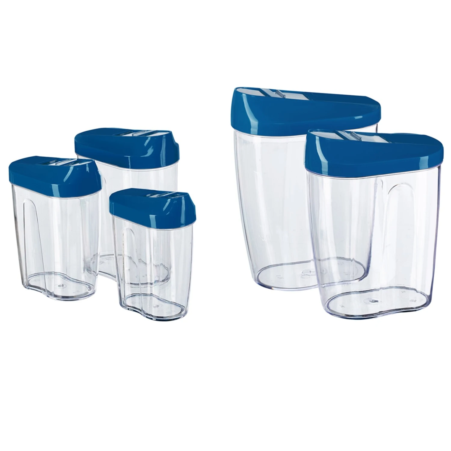 5-teiliges Schüttdosen-Set - sortiert - mit Schiebeöffnung 4 5-teiliges Schüttdosen-Set - sortiert - mit Schiebeöffnung – Bild 2