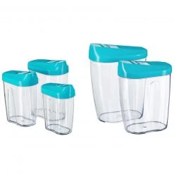 5-teiliges Schüttdosen-Set - sortiert - mit Schiebeöffnung 8 5-teiliges Schüttdosen-Set - sortiert - mit Schiebeöffnung -Deutschland Haushalt Verkaufs-Shop 2717004800 03 1600Wx1600H