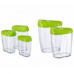 5-teiliges Schüttdosen-Set - sortiert - mit Schiebeöffnung 9 5-teiliges Schüttdosen-Set - sortiert - mit Schiebeöffnung -Deutschland Haushalt Verkaufs-Shop 2717004800 09 1600Wx1600H