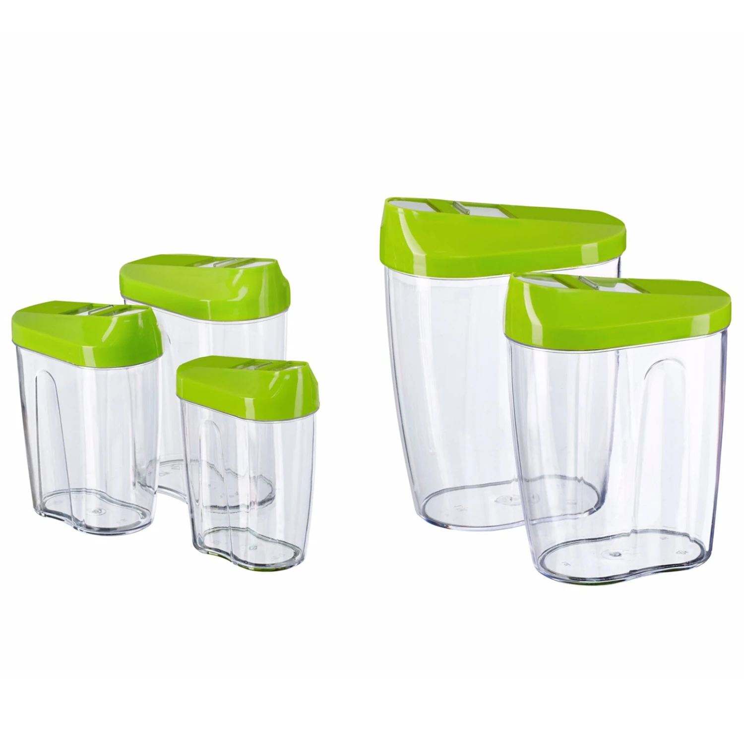 5-teiliges Schüttdosen-Set - sortiert - mit Schiebeöffnung 6 5-teiliges Schüttdosen-Set - sortiert - mit Schiebeöffnung – Bild 4