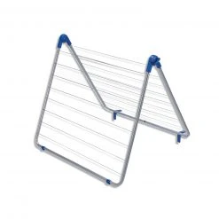 Badewannen-Wäscheständer - silber - Rutschfest