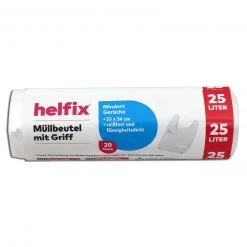 helfix Müllbeutel mit Griff - 20 Stück - 25 Liter