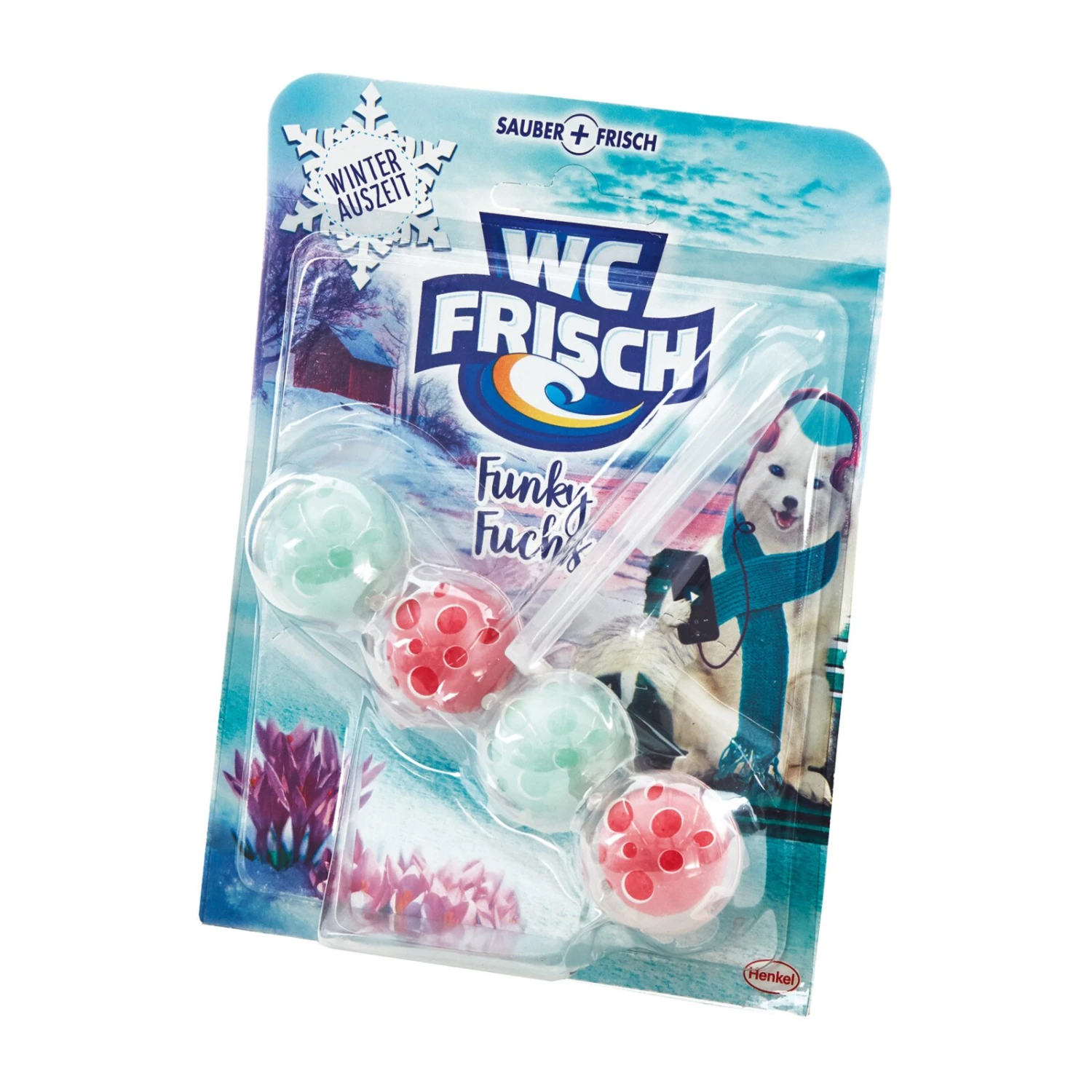 WC-Reinigungskugeln - Funky Fuchs - 50 g 3 WC-Reinigungskugeln - Funky Fuchs - 50 g