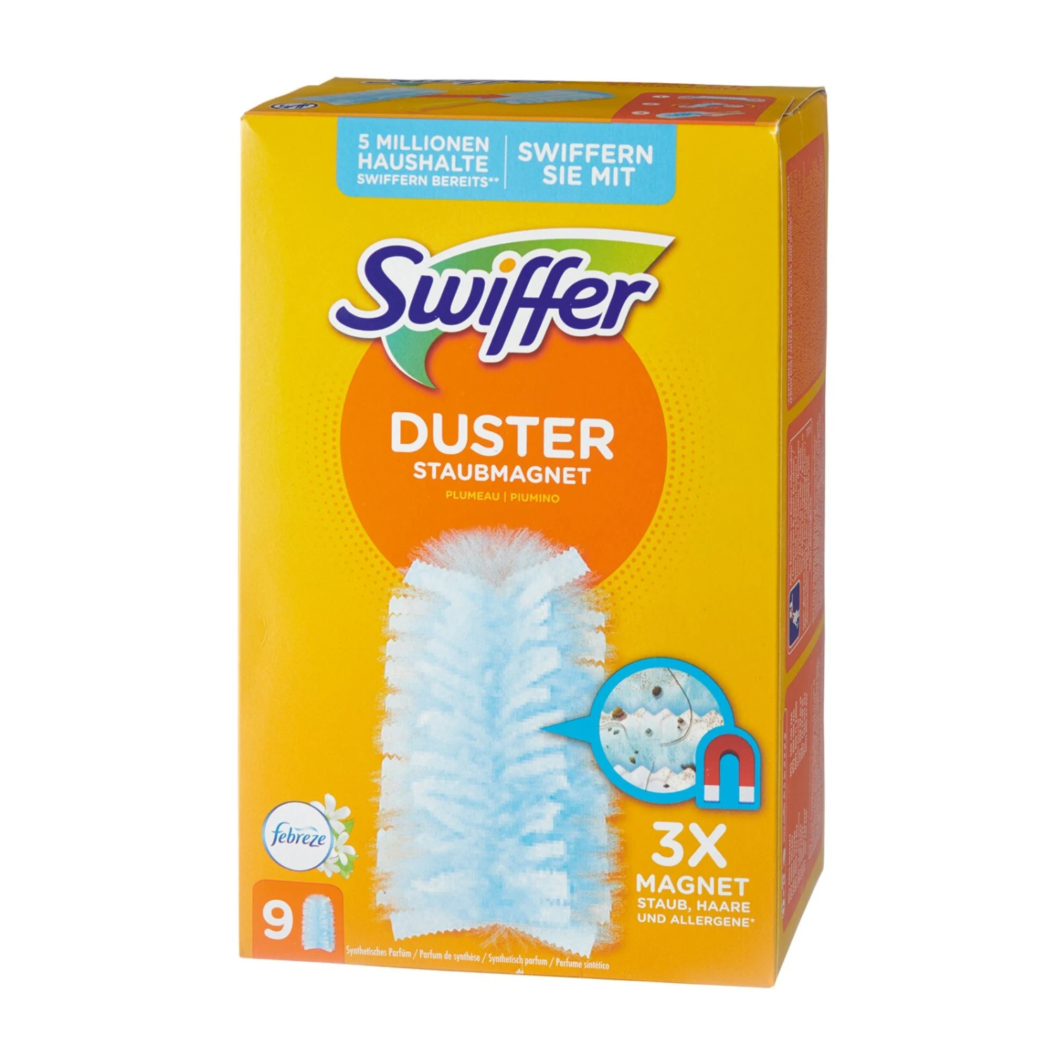 SWIFFER Staubmagnet Nachfüllpack - Febreze-Duft - 9 Stück 3 SWIFFER Staubmagnet Nachfüllpack - Febreze-Duft - 9 Stück