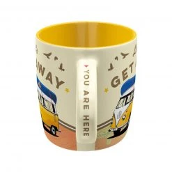 Kaffeebecher VW Bulli - Lets get away - Keramik - 330 ml -Deutschland Haushalt Verkaufs-Shop 2751000406 03 1600Wx1600H