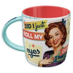 Kaffeebecher - Roll my Eyes - 330 ml