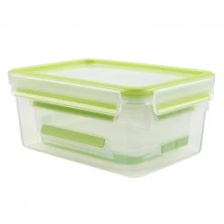 3-teiliges Frischhaltedose Set - transparent-hellgrün - nestbar -Deutschland Haushalt Verkaufs-Shop 2758000200 03 1600Wx1600H