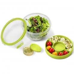 Salatbox - transparent-hellgrün - 2 Einsätze 7 Salatbox - transparent-hellgrün - 2 Einsätze -Deutschland Haushalt Verkaufs-Shop 2758001403 03 1600Wx1600H