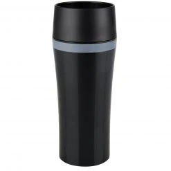 Thermobecher - schwarz-grau - 0,36 Liter