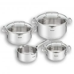 7-teiliges TEFAL Topfset - Edelstahl