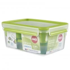Lunchbox XL - grün-transparent - 2,3 Liter