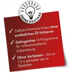 MAXXMEE Heißluftfritteuse 3043 - schwarz - Touch-Display - 3 Liter 11 MAXXMEE Heißluftfritteuse 3043 - schwarz - Touch-Display - 3 Liter -Deutschland Haushalt Verkaufs-Shop 2791000100 05 1600Wx1600H