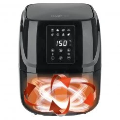 MAXXMEE Heißluftfritteuse 3043 - schwarz - Touch-Display - 3 Liter