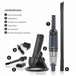 MAXXMEE Akku-Handstaubsauger - anthrazit - 90 Watt -Deutschland Haushalt Verkaufs-Shop 2791001400 03 1600Wx1600H