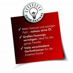 MAXXMEE Heißluftfritteuse 4341 - schwarz - 4 Liter 16 MAXXMEE Heißluftfritteuse 4341 - schwarz - 4 Liter -Deutschland Haushalt Verkaufs-Shop 2791001900 07 1600Wx1600H