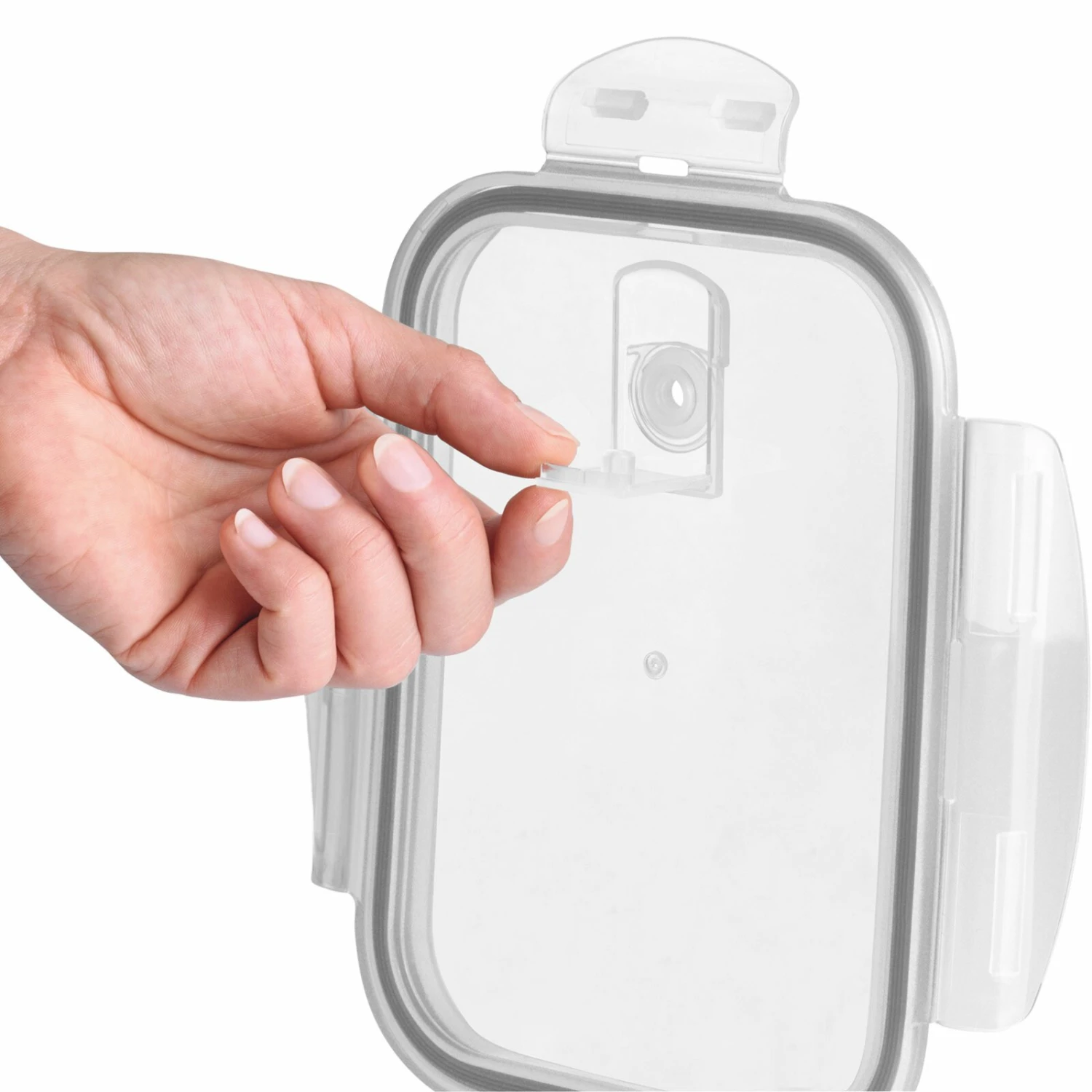 6-teiliges GOURMETmaxx Frischhaltedosen-Set - transparent-grau - Glas 5 6-teiliges GOURMETmaxx Frischhaltedosen-Set - transparent-grau - Glas – Bild 3