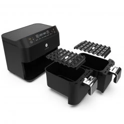 KOCHWERK Heißluft-Fritteuse - schwarz - Doppelkammer - 2x 3,8 Liter 19 KOCHWERK Heißluft-Fritteuse - schwarz - Doppelkammer - 2x 3,8 Liter -Deutschland Haushalt Verkaufs-Shop 2791007400 07 1600Wx1600H